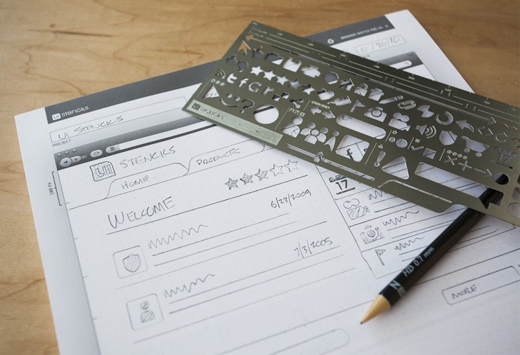 Best gifts for UX designers: UI stencil kit