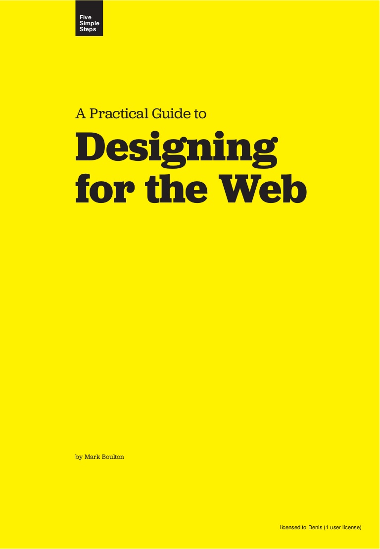 Free ebook: A Practical Guide to Designing for the Web