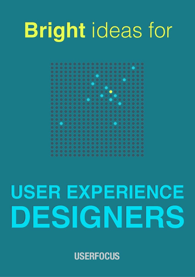 Free ebook: Bright ideas for user experience designers
