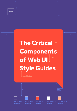 Free ebook: The Critical Components of Web UI Style Guides